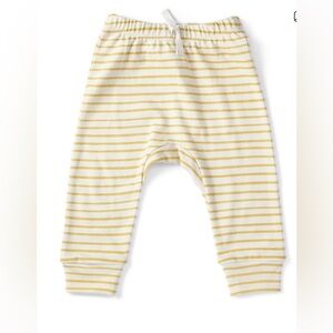 PEHR Yellow and White Stripe Harem Pants- 0-3M